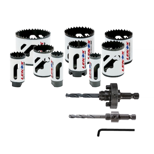 Lenox 13-Piece Bi-Metal Hole Saw Kit for Wood and Metals - 1786647