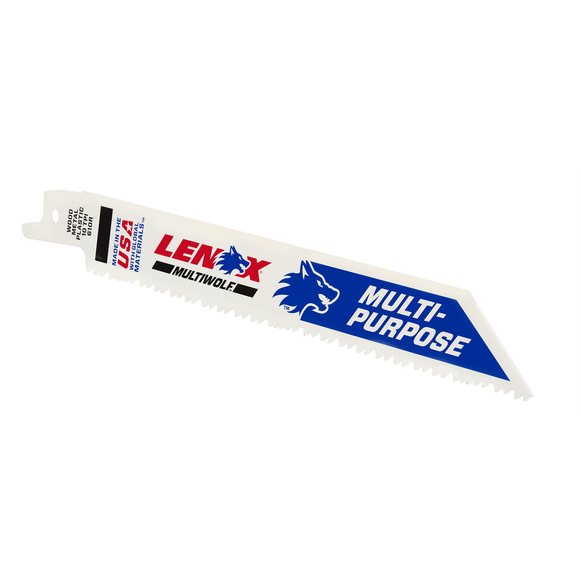 MULTIWOLF™ WAVE EDGE™ Reciprocating Saw Blades 10 TPI 152 x