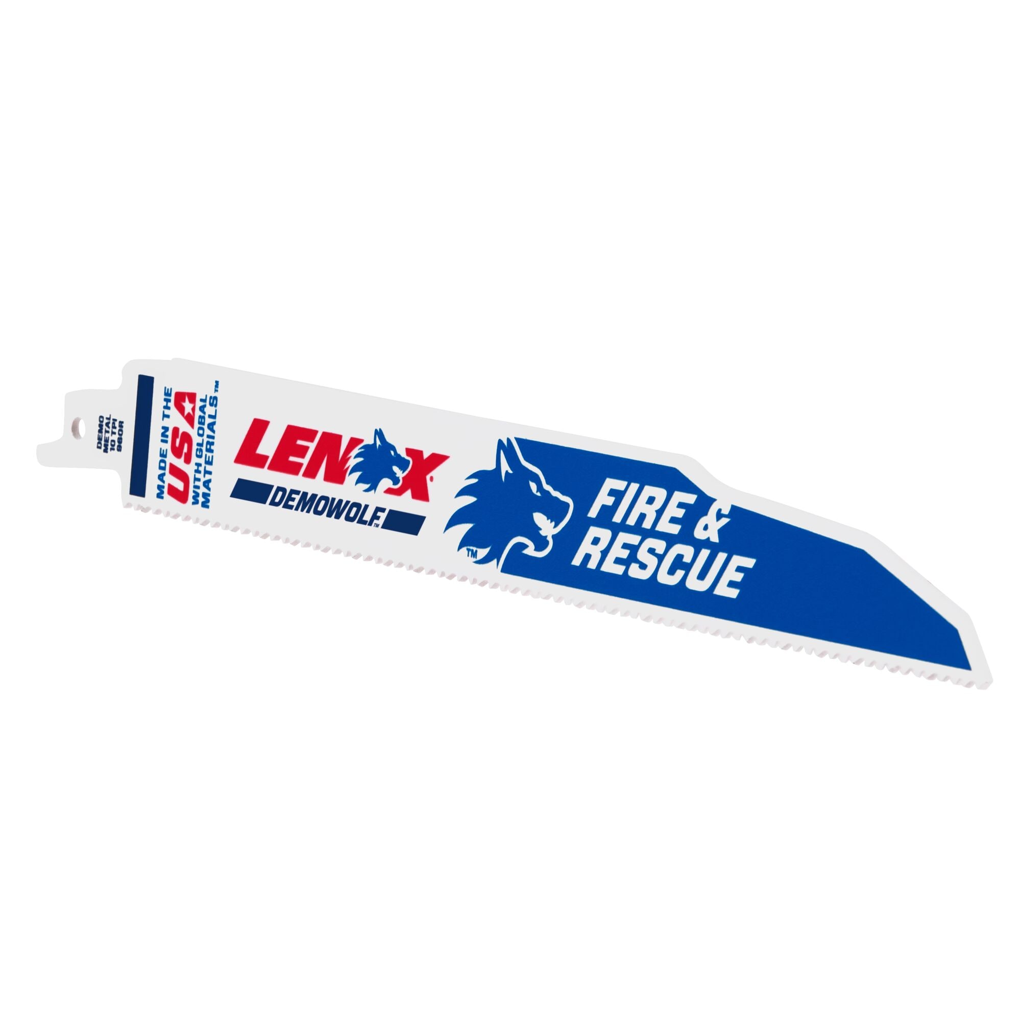 DEMOWOLF™ Reciprocating Saw Blades 10 TPI 229 x 25 x 1.6 mm 1/PK