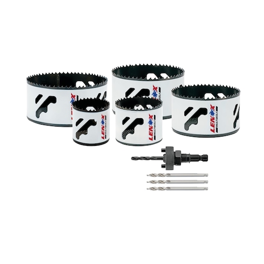 Large Hole Saw Kit (9 pc.)