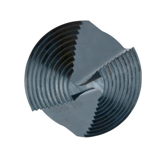 LENOX 30887VB7 metal cutting drill bit, close-up view on white background, showing spiral flutes.