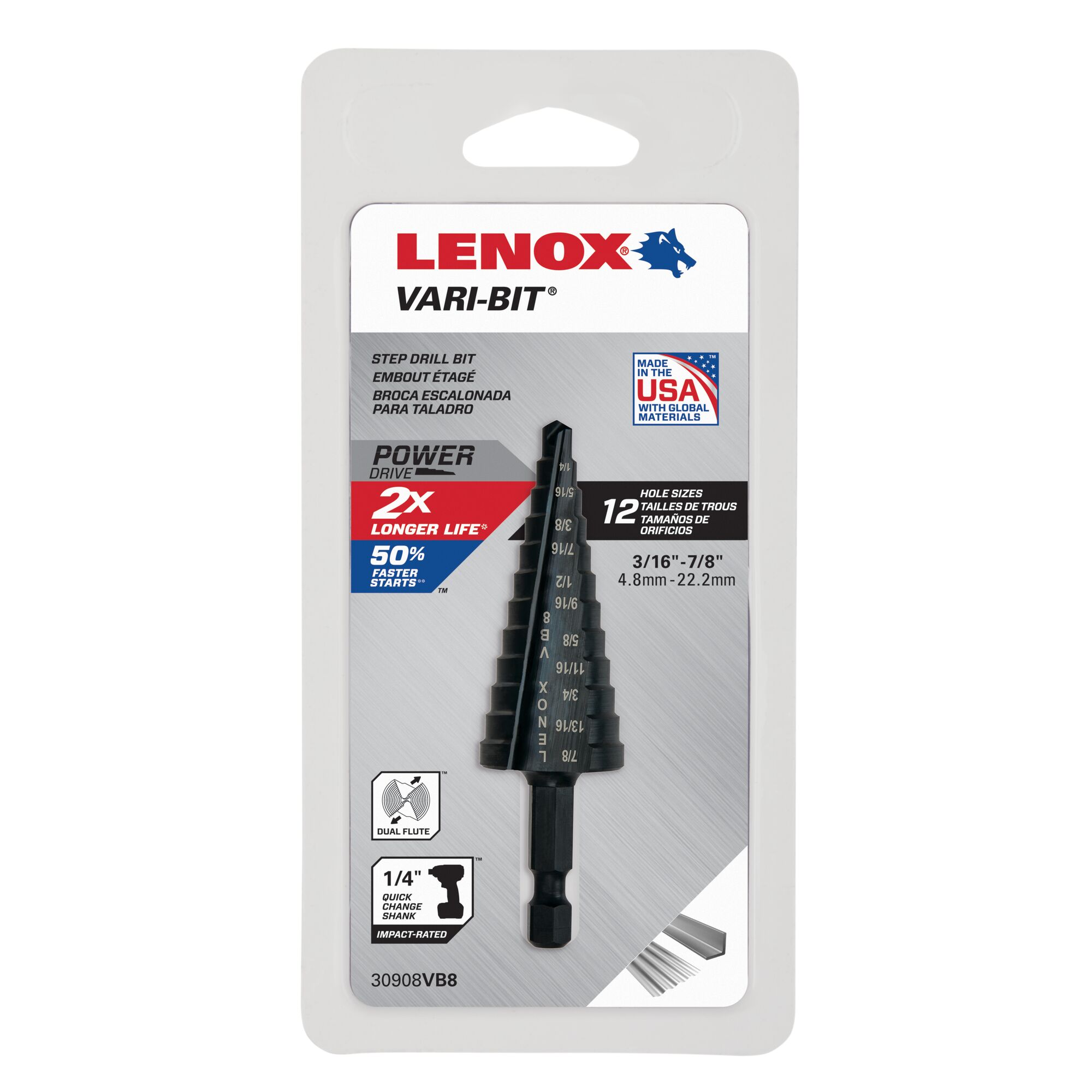 Vari-Bit® Step Drill Bit | LENOX