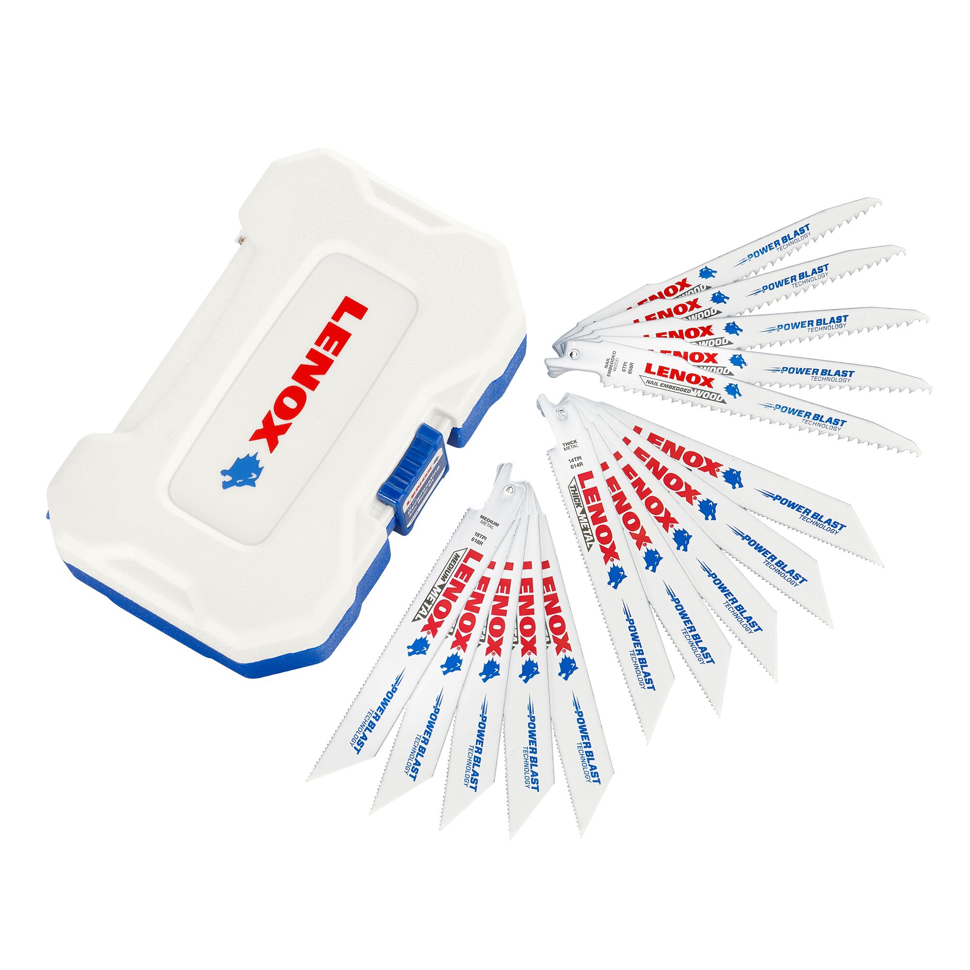 LENOX® BIMETAL RECIP KIT 15PC 15RKG MULTI PURPOSE 5 x 614R, 5 x