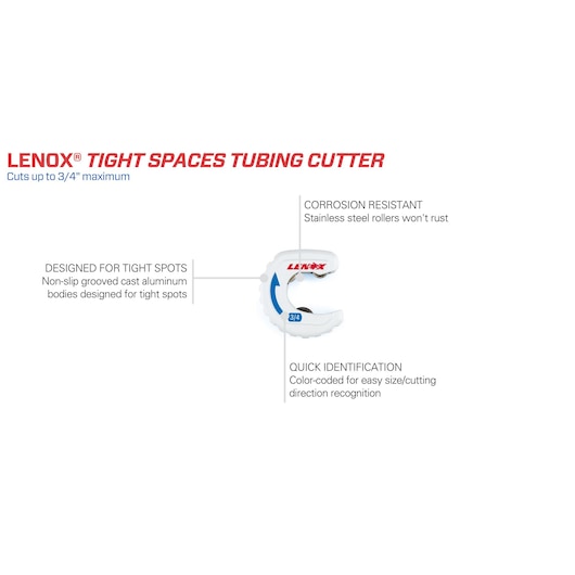 3/4" Tight Spaces Tubing Cutters