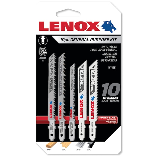 10PC General Purpose Jigsaw Kit