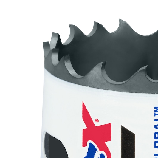 LENOX® 2” Speed Slot® Bi-Metal Hole Saw with T4 Technology Close Up Teeth