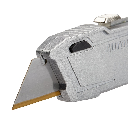 Autoload Folding Knife LENOX knife rotated showing extended knife blade 