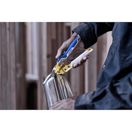 LENOX® Forged Steel Straight Cut Aviation Snips Application