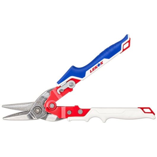 Left Aviation Snips - Straight On Beauty w/ Blade Open (horizontal)