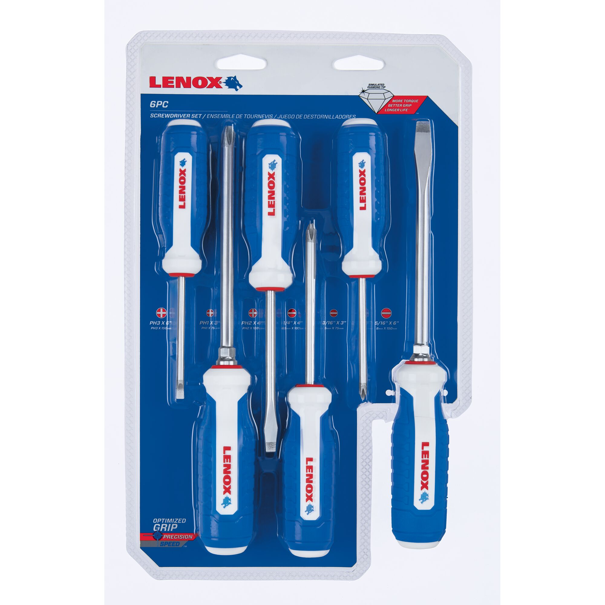Simulated Diamond 6-Piece Screwdriver Set | LENOX