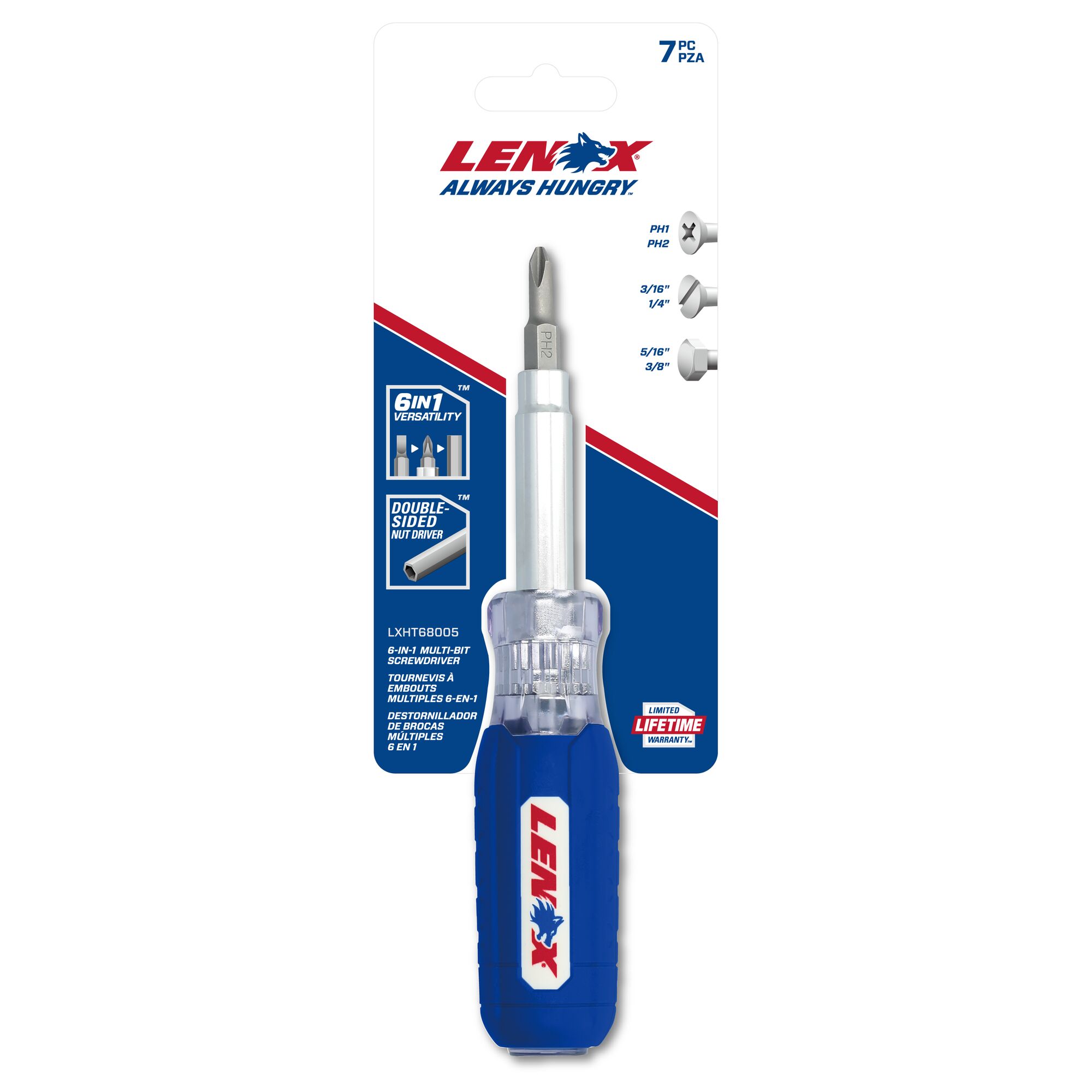 6-in-1 Multi-Bit Screwdriver | LENOX