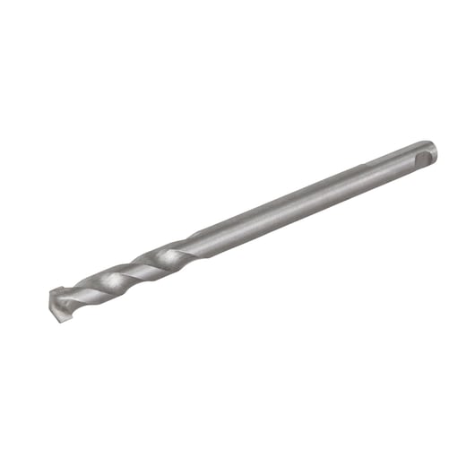 LENOX LXAH99414CTPB silver masonry drill bit, angled product photo on white background.