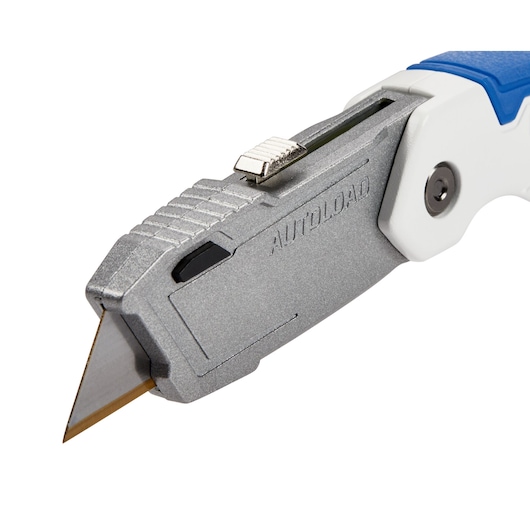 LENOX LXHT10600 utility knife with autoload feature, angled view on white background.
