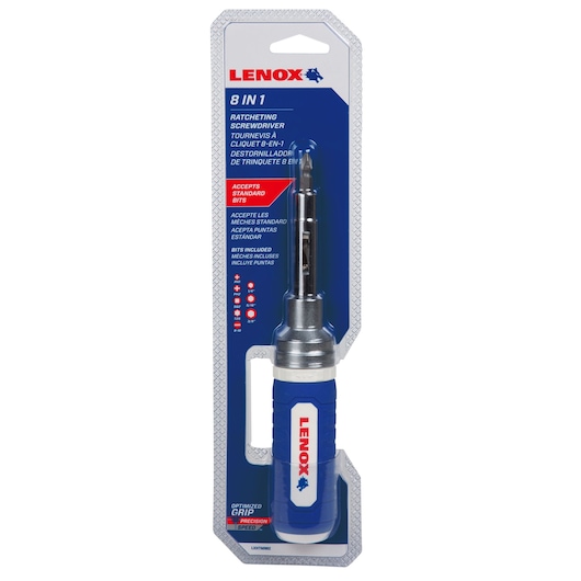 8-In-1 Ratcheting Screwdriver